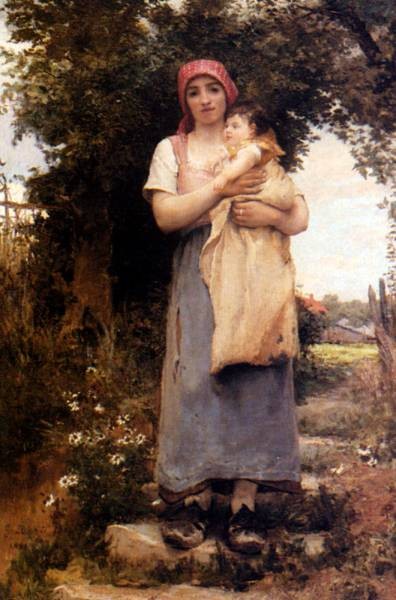 Georges A Mother Holding Her Child